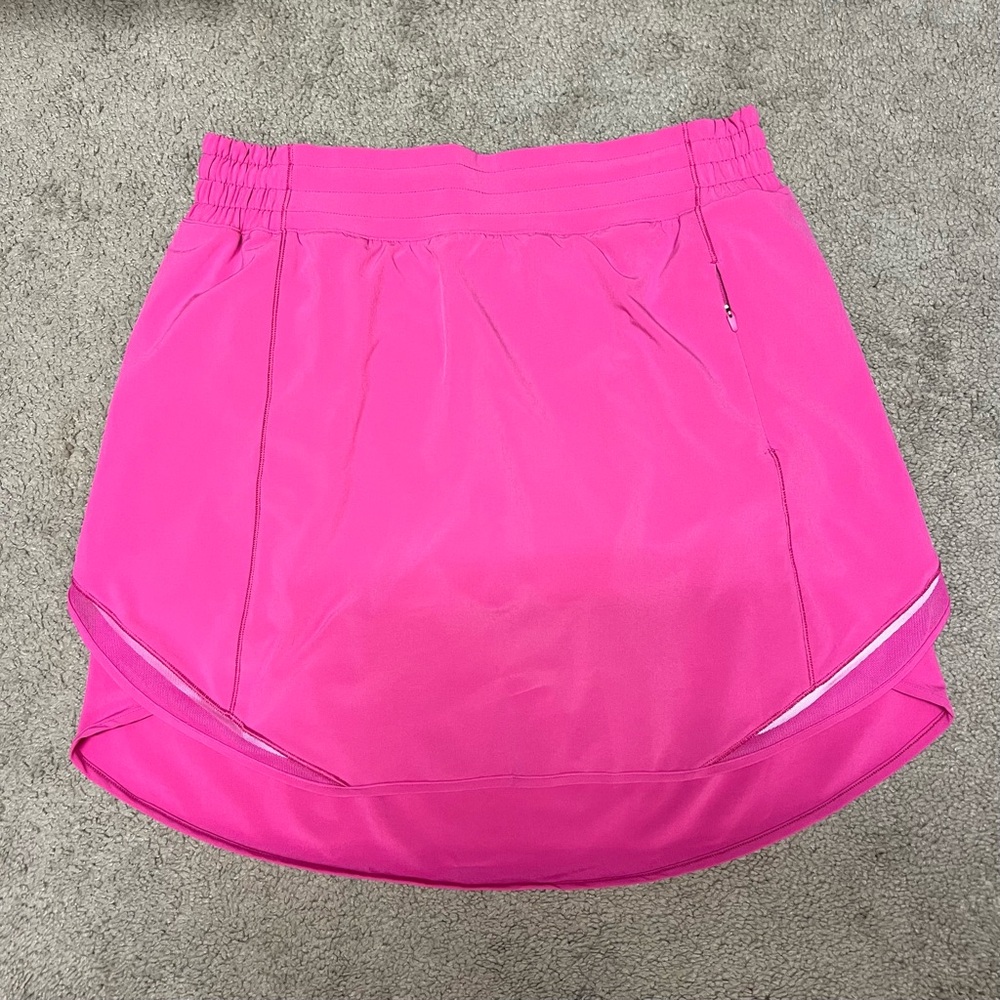 Lululemon Hotty Hot High Rise Skirt * Long - Size 8 in Sonic Pink